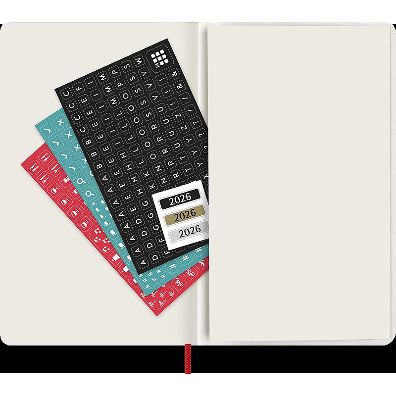 Classic Soft 12M Week Note Large Rød 2026 - Billede 3