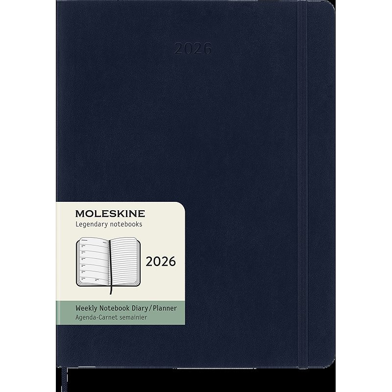 Classic Soft 12M Week Note XL Sapphire Blue 2026