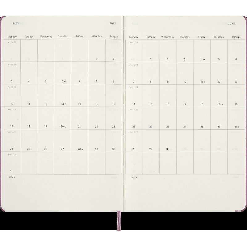 Classic Hard 12M Daily Large Majestic Pink 2027 - Billede 4