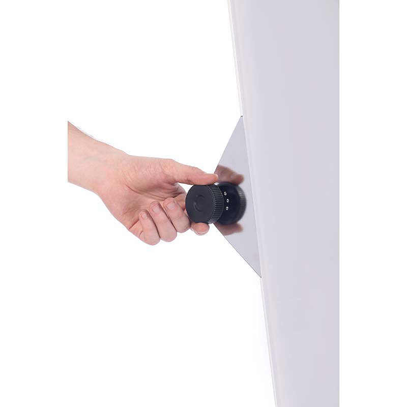 Glastavle Flipover 106x75cm Magnetisk Hvid - Billede 3