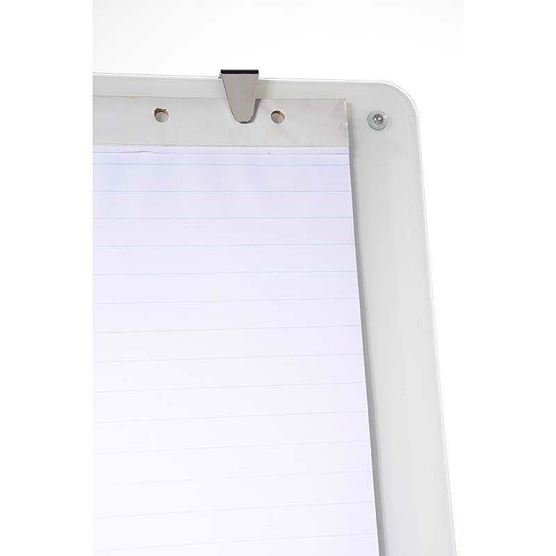 Glastavle Flipover 106x75cm Magnetisk Hvid - Billede 4