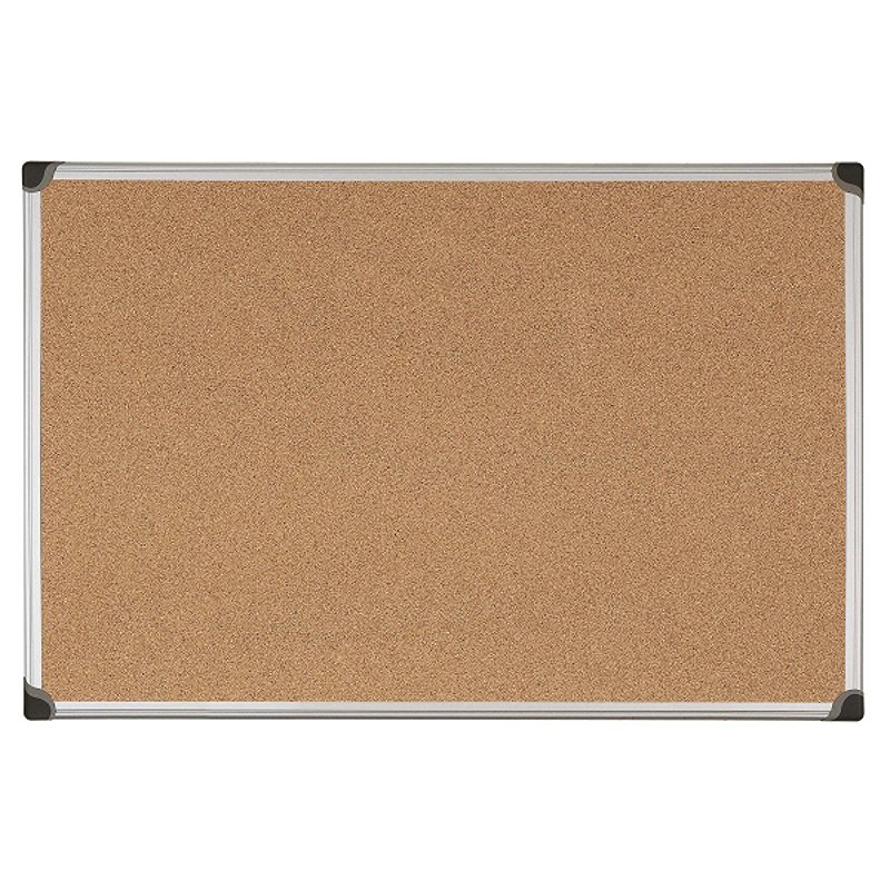 Opslagstavle Kork Aluminiumramme 60x45cm