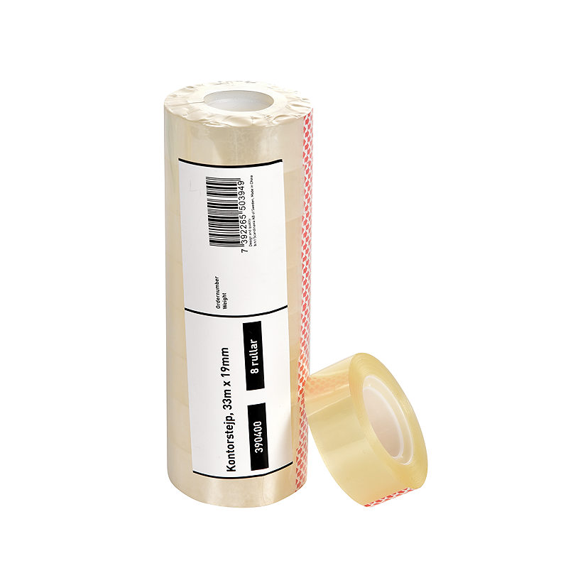 Kontortape 33m x 19mm PP