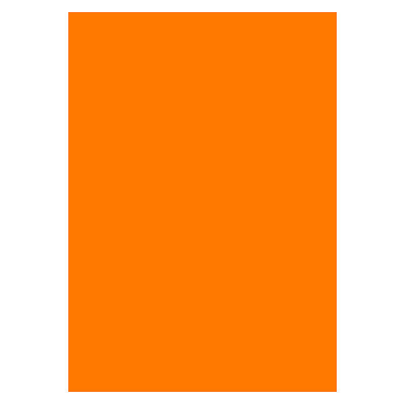 Karton 50x70 260 Gram 10 Ark Neon Orange
