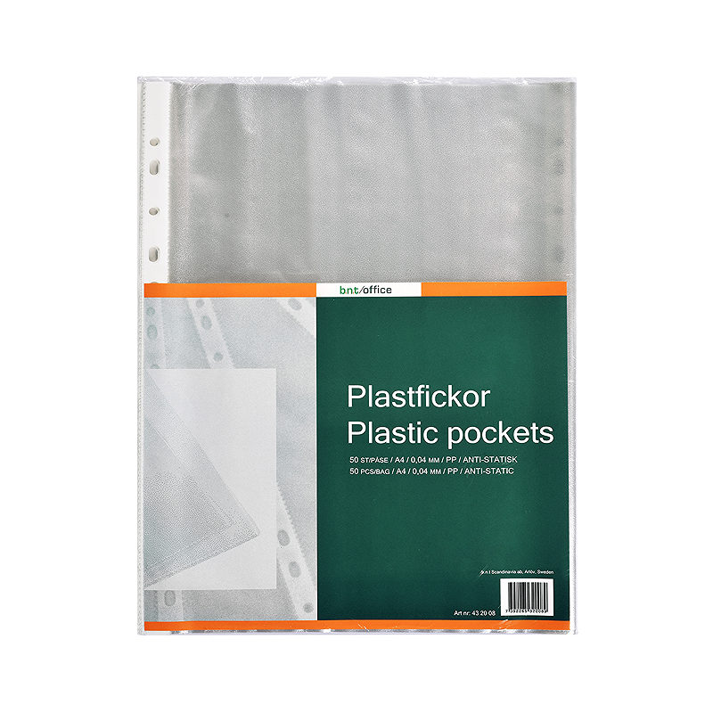 Plastlomme A4 40 Mikron 50 Pakke - Billede 3