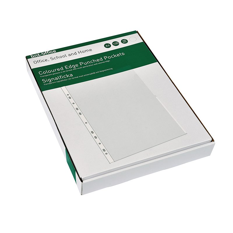 Signallomme A4 PP 105 Micron 100 Pakke Hvid - Billede 4