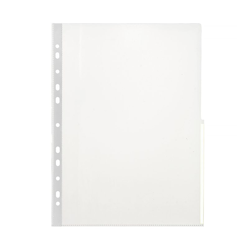 Signallomme A4 PP 120 Micron 100 Pakke Hvid - Billede 3