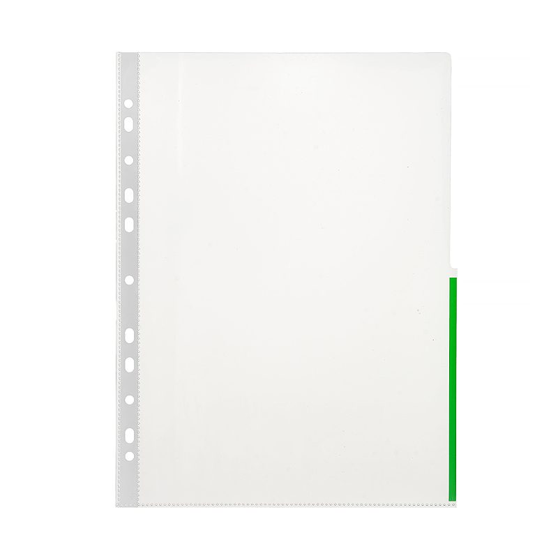 Signallomme A4 PP 170 Micron 100 Pakke Grøn - Billede 3