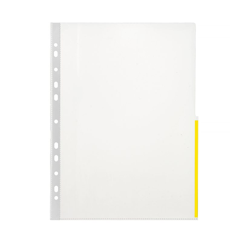 Signallomme A4 PP 170 Micron 100 Pakke Gul - Billede 3