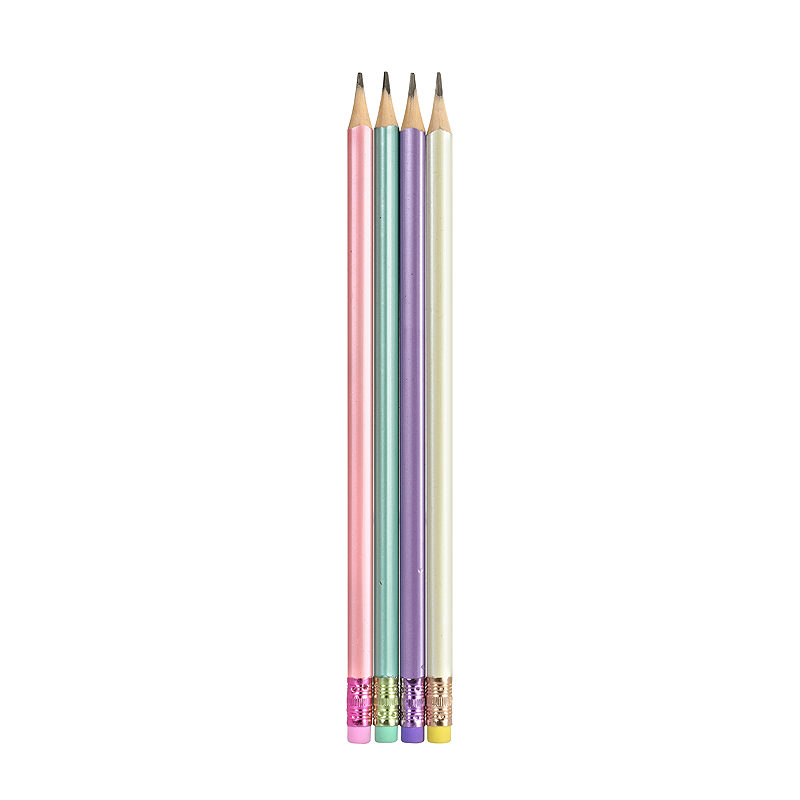 Blyanter Viskelæder 4 stk Pastel