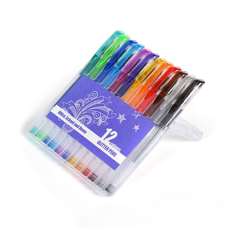 Glitterpenne OFFICE 12 Pakk - Billede 2