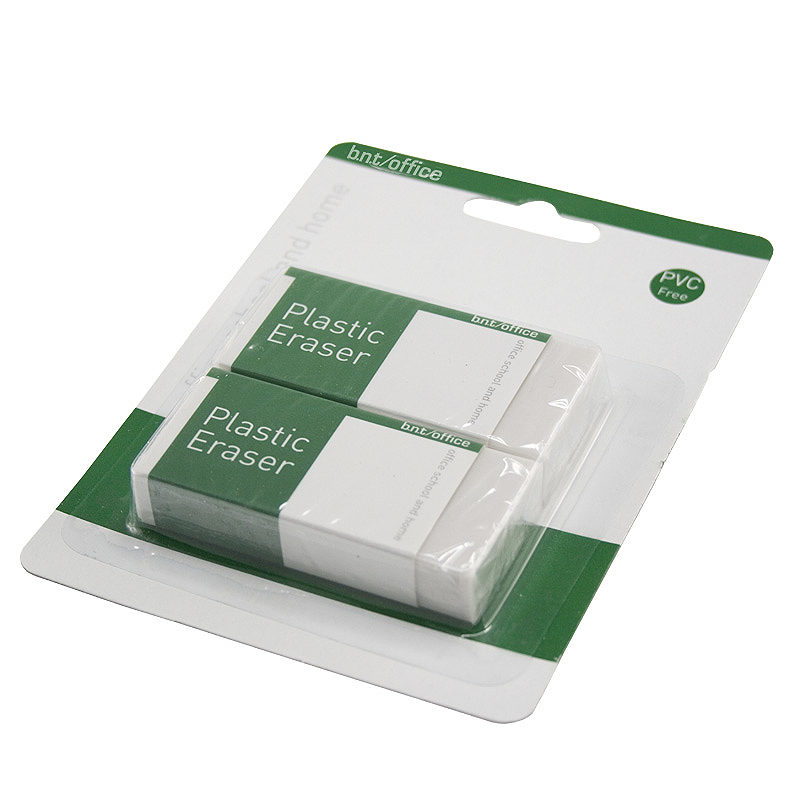 Viskelæder 60x26x10mm Hvid 2 Pakke