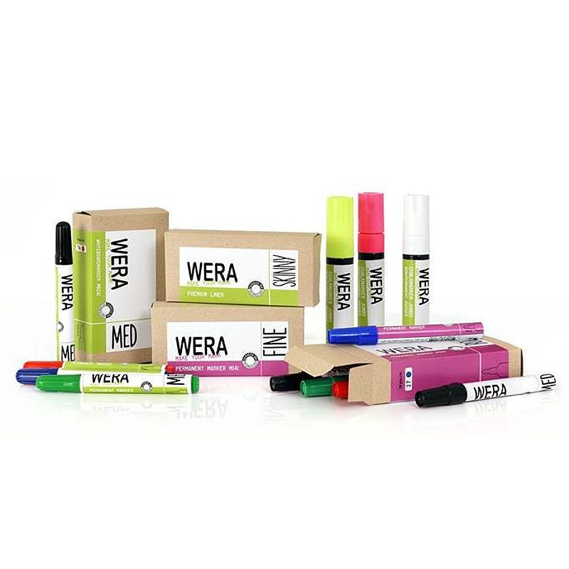 Wera Permanent Marker 1-4mm Blå - Billede 4