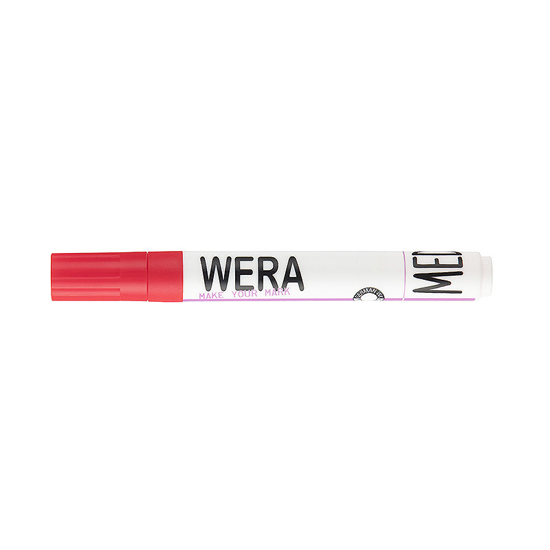Wera Permanent Marker 1-4mm Rød