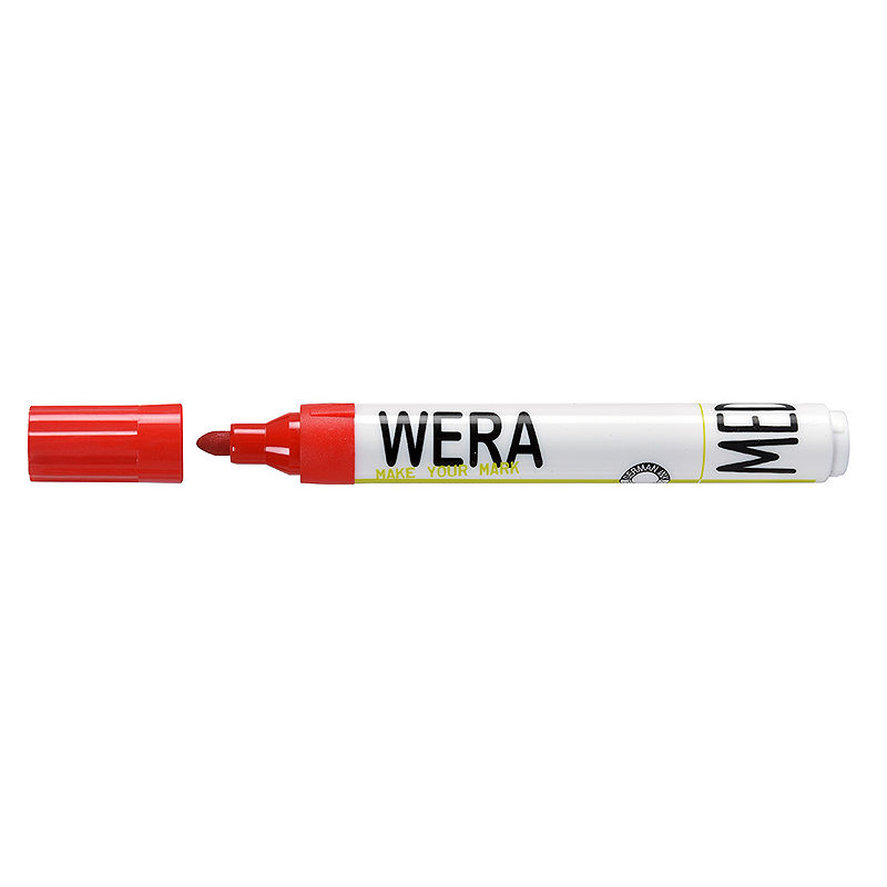 Wera Whiteboardmarker 1-3mm Rød - Billede 3