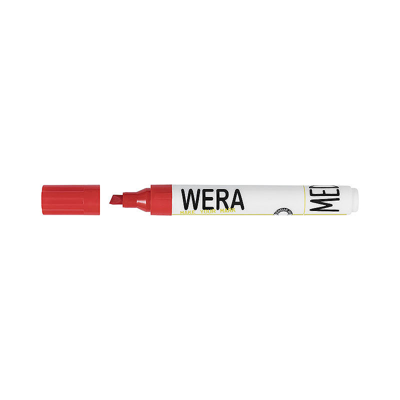 Wera Whiteboardmarker 1-4mm Rød