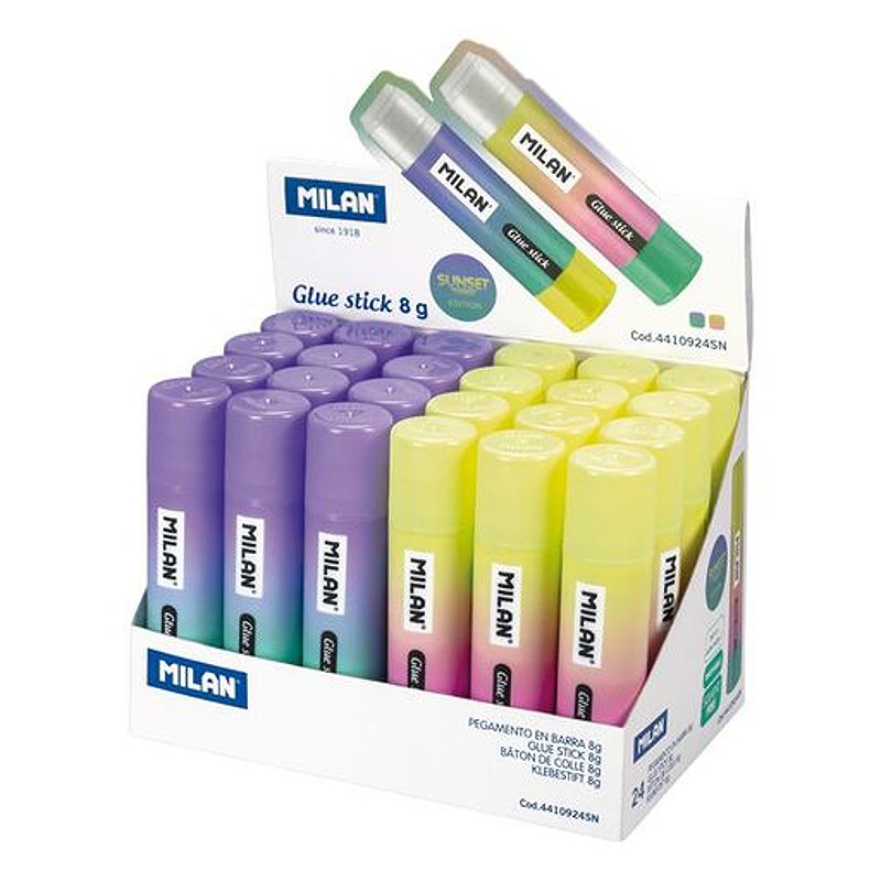 MILAN Limstift 8 gram 24stk Sunset Display - Billede 3