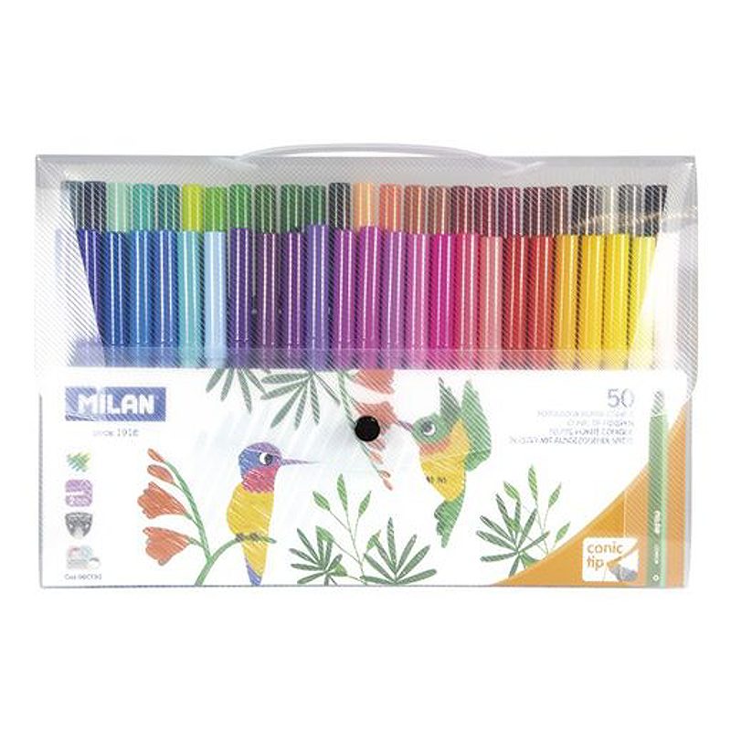MILAN Fiberpenne 5mm 50 Farver
