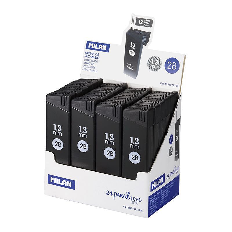 MILAN Blystifter 13mm Tube 24stk Display