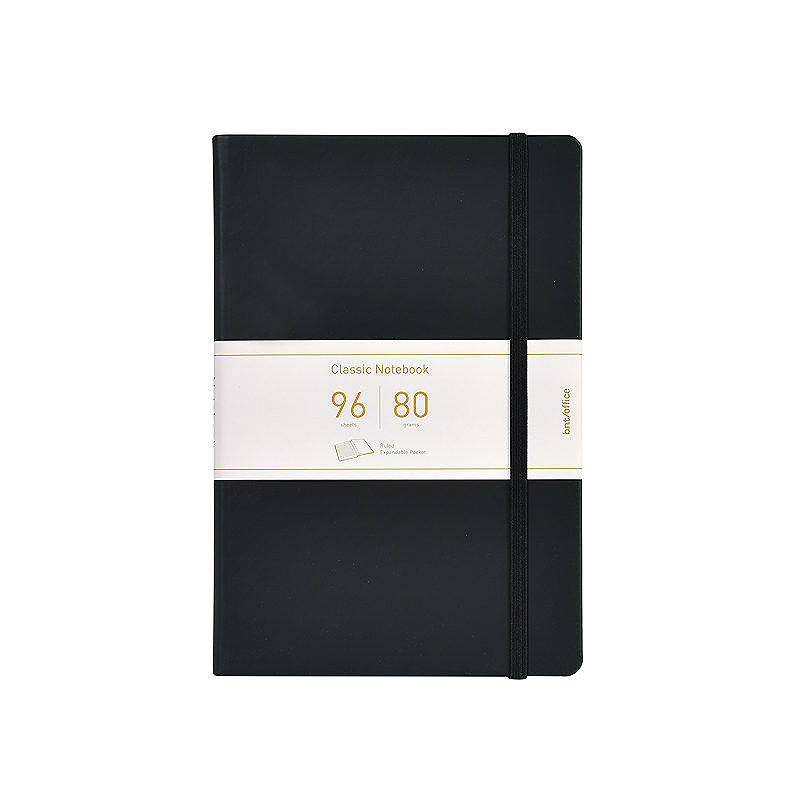PU Notesbog A5 Linjeret Sort - Billede 5