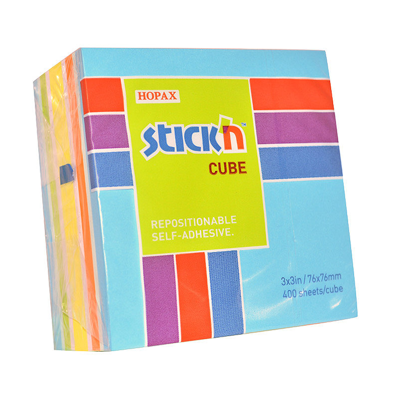 Neonkub 76x76 400 Blad Blå - Billede 2