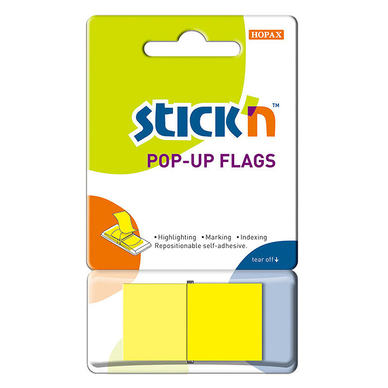 Pop Up Faner 45x25 50 Blad Gul