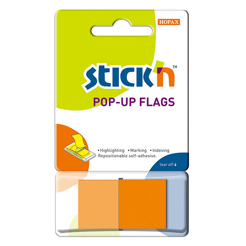 Pop Up Faner 45x25 50 Blad Orange