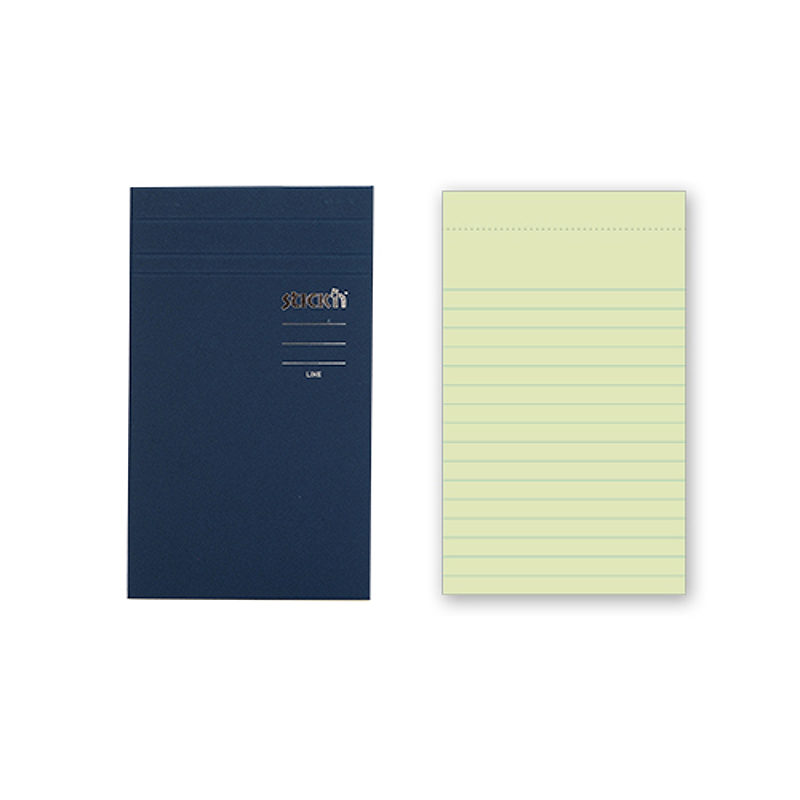 Sticky Memo 190x114 50 Blad Linjeret Gul