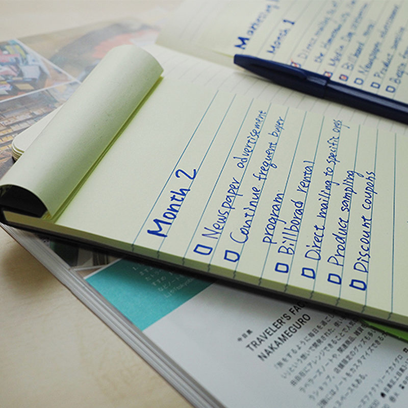 Sticky Memo 190x114 50 Blad Linjeret Gul - Billede 8