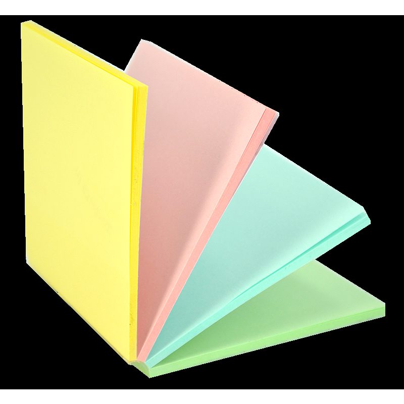 Select Notesblok FSC 76x76 100 Blad Assorterat Pastel