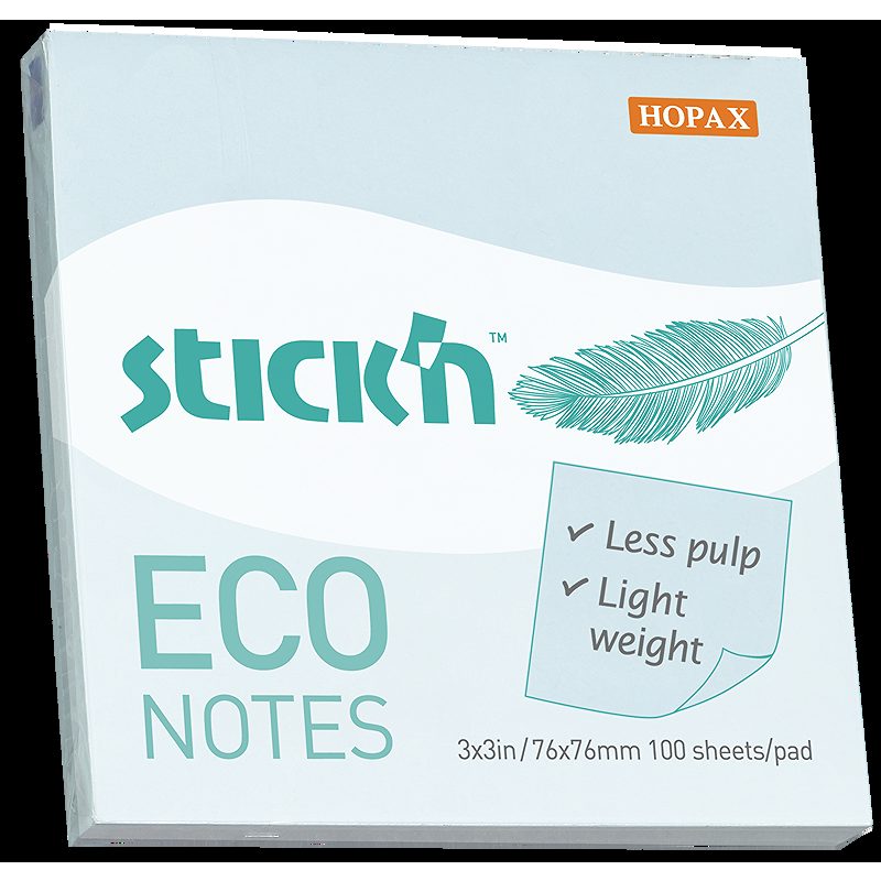 Notesblok ECO 76x76 100 Blad Blå