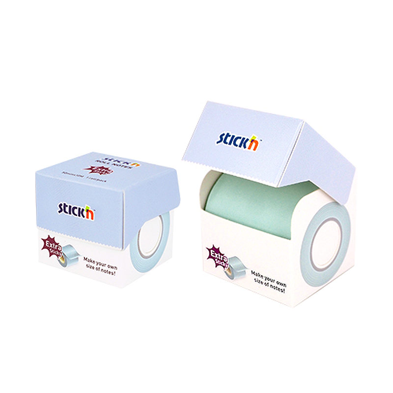 Note Roll Extra Sticky FSC 50mmx10m Pastel Blå - Billede 4