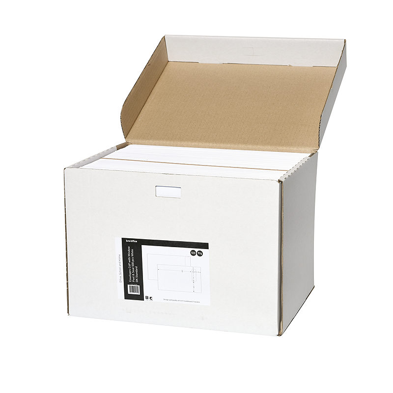 Kuverter C4P med Rude Peel & Seal 500 stk Hvide
