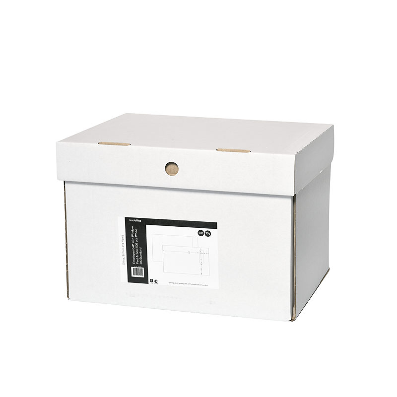 Kuverter C4P med Rude Peel & Seal 500 stk Hvide - Billede 2
