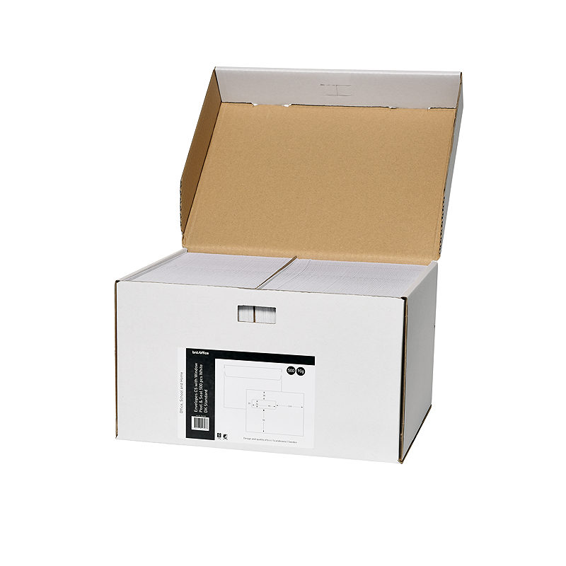 Kuverter C5 med Rude Peel & Seal 500 stk Hvide