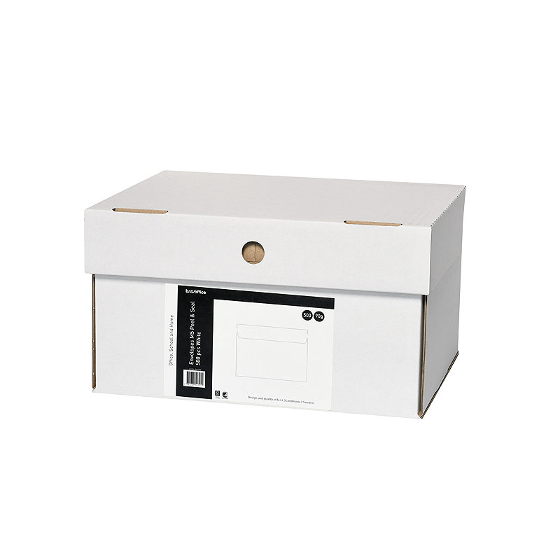 Kuverter M5 Peel & Seal 500 stk Hvide - Billede 2