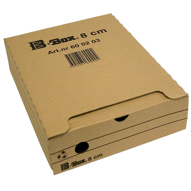 Arkiveboks B-Box 8cm Brun