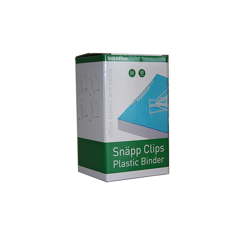 Snap-Binder 80mm 50st Hvid - Billede 2