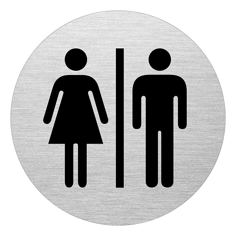 Dørskilt Dame & Herre