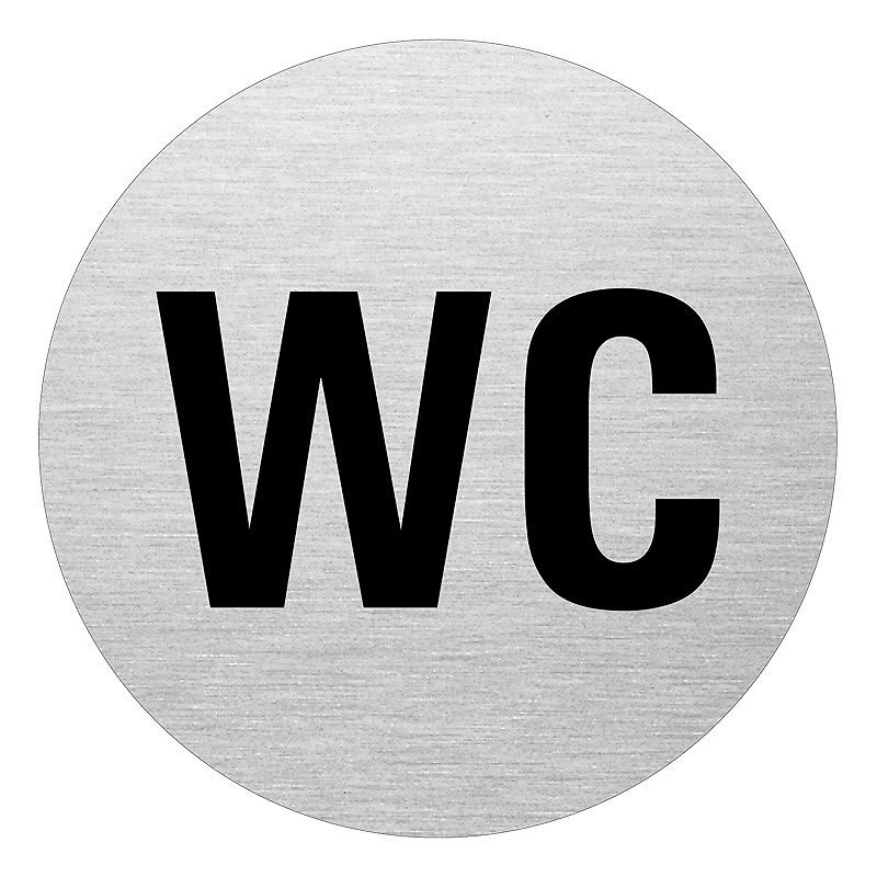 Dørskilt WC
