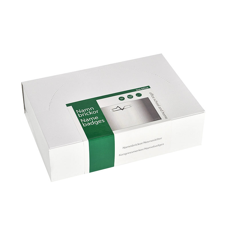 Navneskilt Nål 50x90mm 50 Pack - Billede 4