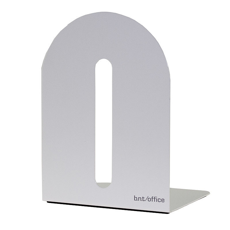 Bogstøtte Metal 20cm Hvid - Billede 2