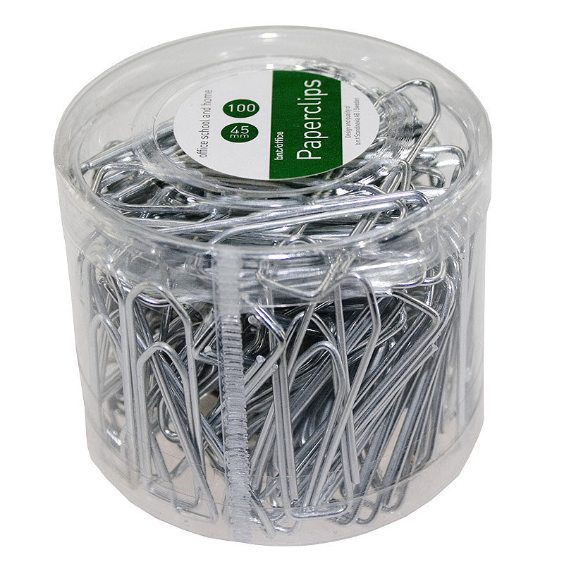 Clips 45mm 100 Pakke Sølv - Billede 3