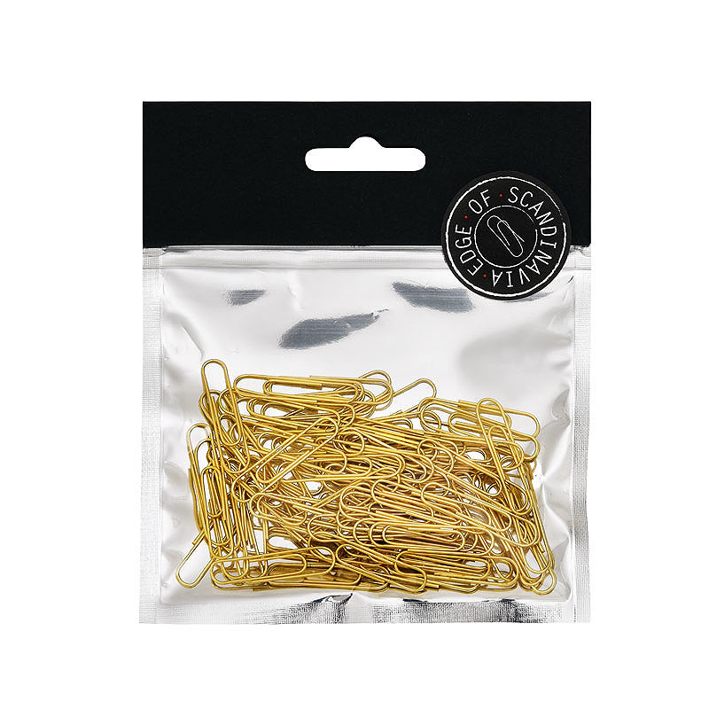 Edge of Scandinavia Clips 32mm 75 Pakke Guld