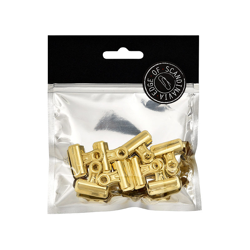 Edge of Scandinavia Bulldogklemmer 25mm 8st Guld
