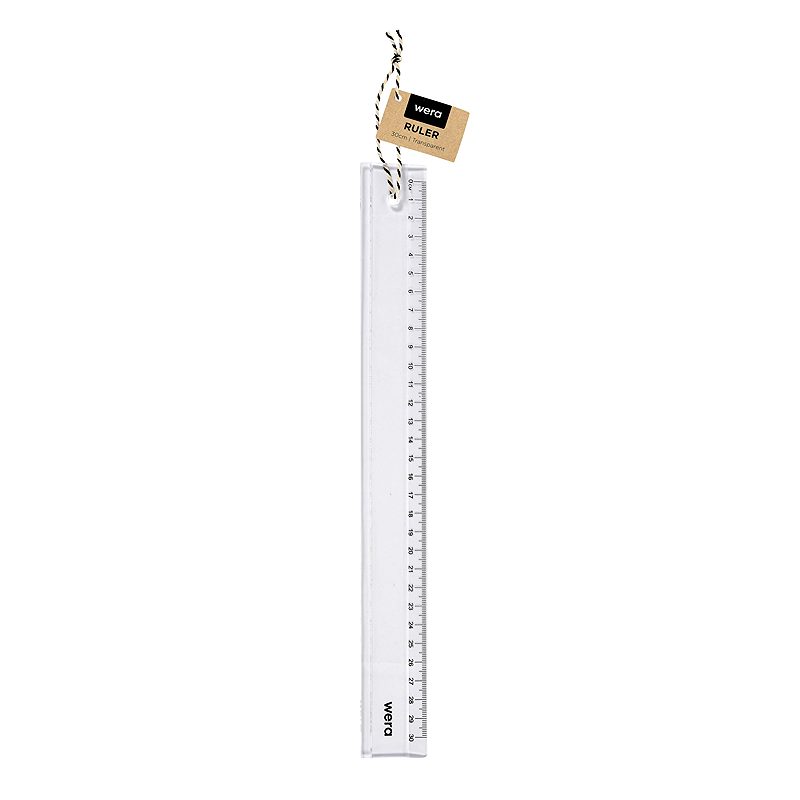 Wera Lineal 30cm Gennemsigtig - Billede 3
