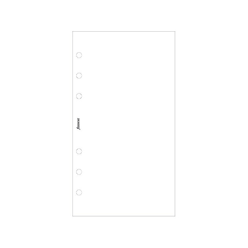 Personal Noteark Blank Hvide