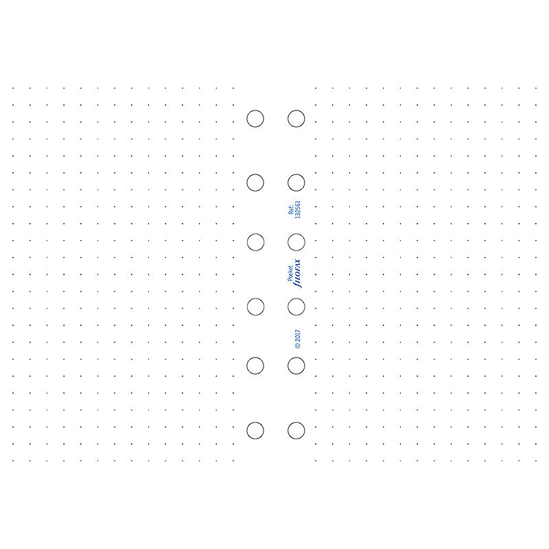Pocket Noteark Dotted Hvide