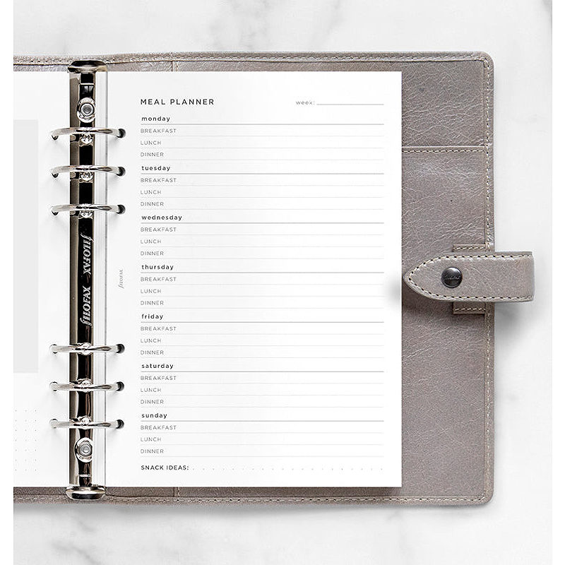 Filofax Måltidsplanlægger A5 Refill - Billede 4