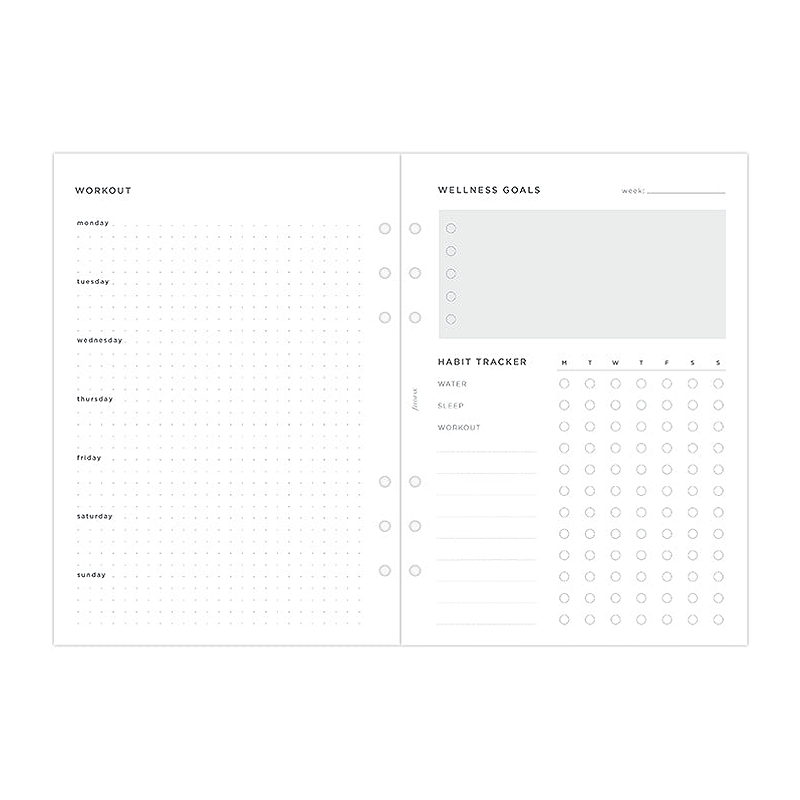 Wellness Trackers A5 Refill - Billede 3